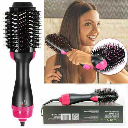 3-in-1 Hot Air Brush Hair Dryer & Styling Machine – 100% ORIGINAL Versatile Hair Dryer Brush for Women