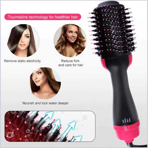 3-in-1 Hot Air Brush Hair Dryer & Styling Machine – 100% ORIGINAL Versatile Hair Dryer Brush for Women