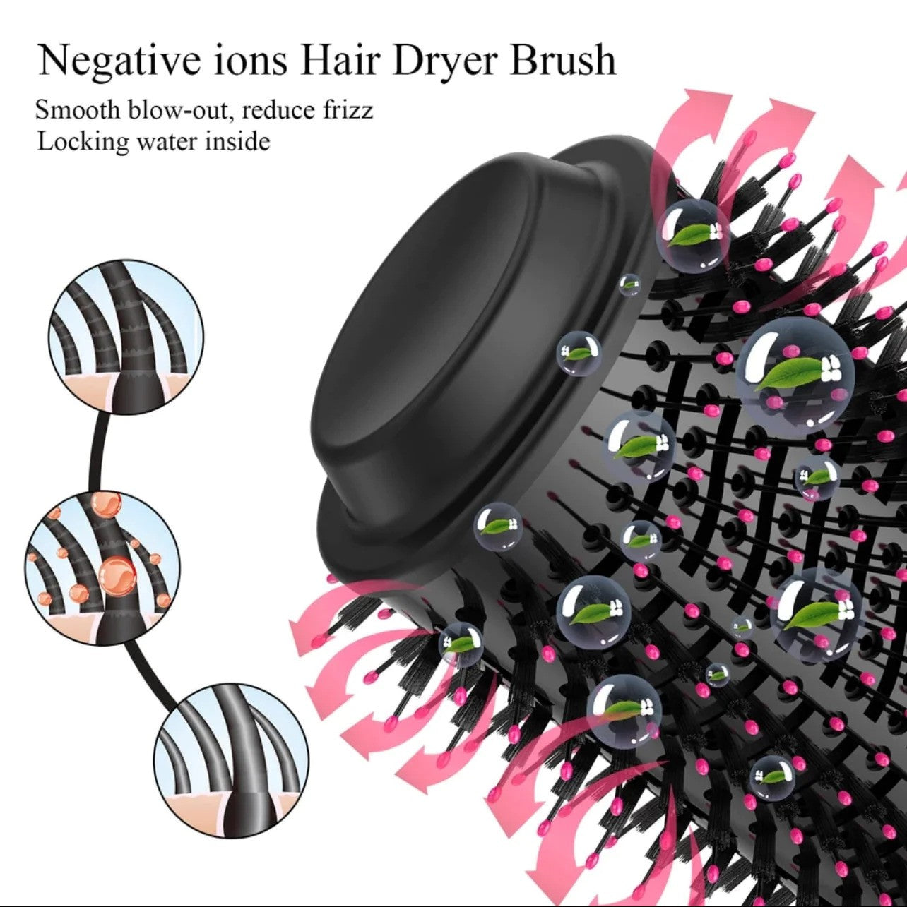 3-in-1 Hot Air Brush Hair Dryer & Styling Machine – 100% ORIGINAL Versatile Hair Dryer Brush for Women